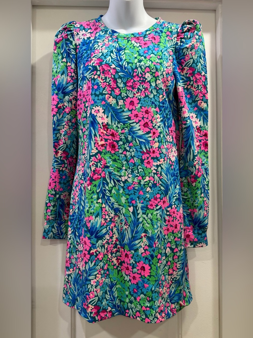 Lilly Pulitzer Jansen Dress Multi Tiny Garden Size Small